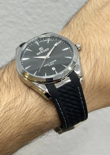 Reward Siyan Silikon Kordon Erkek Kol Saati - Resim 3