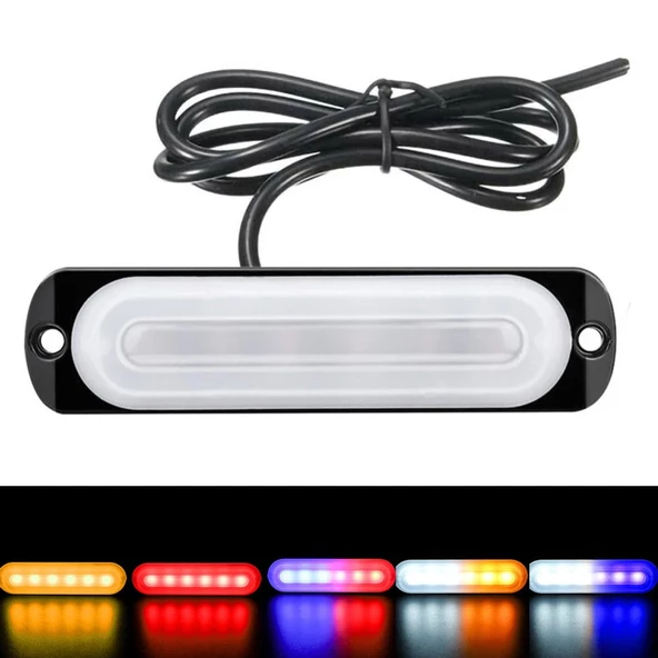 Off-Road Lambası 12V Beyaz Işıklı 6 LED'li - 3