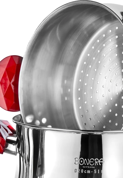 BONERA MONZA 25 PARÇA SET KIRMIZI BAKALİT ÖNLÜK VE ELDİVEN HEDİYELİ - 8