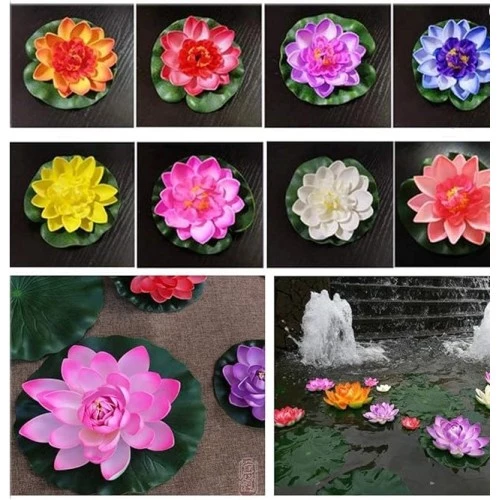 Dekoratif Yapay Lotus Çiçeği - 4