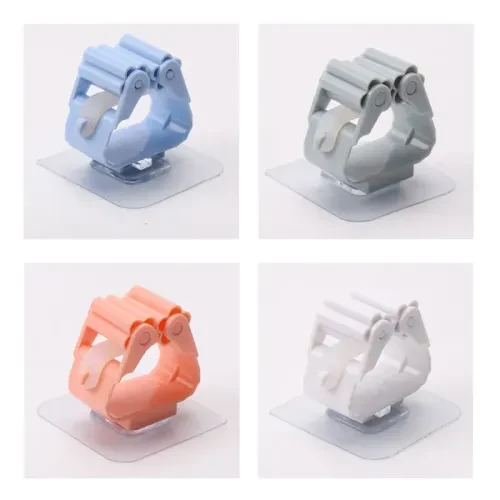 Duvara Monte Mop Paspas Tutucu 4 Adet - Resim 2