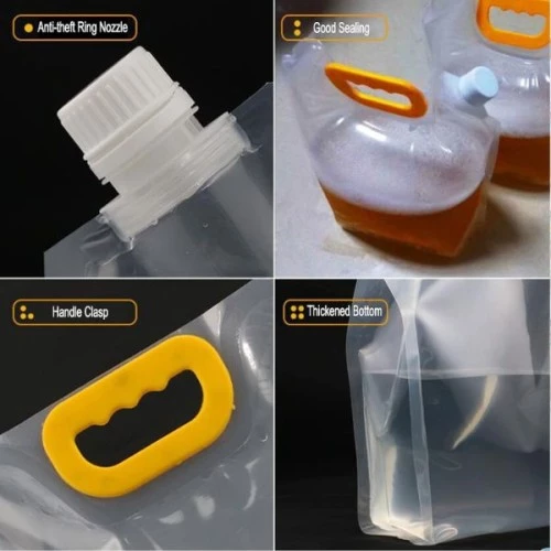 Dayanıklı Plastik İçecek Çantası 2 Litre - Resim 2