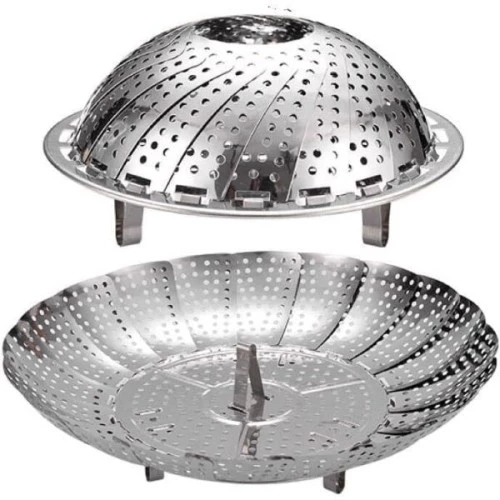 Paslanmaz Çelik Buharda Pişirme Sepeti - Resim 3