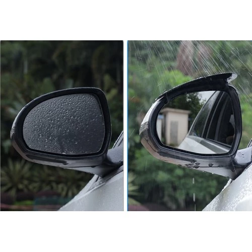 Araba Ayna Yağmur Koruyucu Siper Karbon Desenli - 4