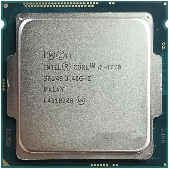 Intel Core i7 4770 3,4 GHz 8 MB Cache 1150 Pin İşlemci Tray