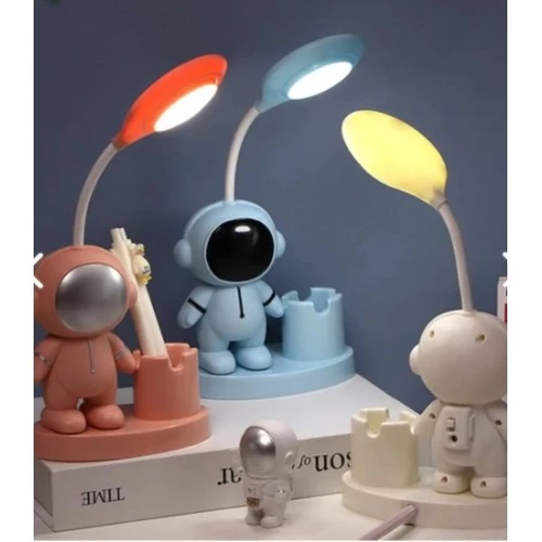 LED Astronot Masa Lambası Ve Kalemlik - 5