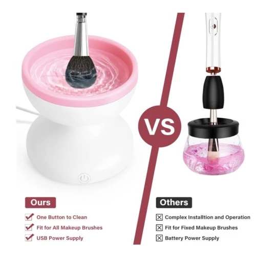 Elektrikli Makyaj Fırçası Temizleyici - Resim 2