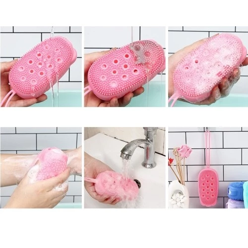 Süngerli Silikon Banyo Kesesi - 4