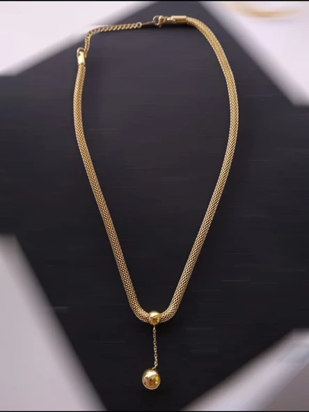 çelik top uçlu kolye