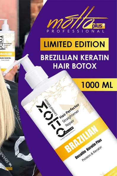 Brezilya Fönü Keratin Ve Saç Botox Bakımı 1000 ml ( Kuaför Boy ) - 3