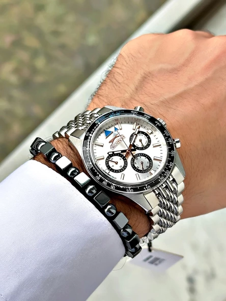 Slazenger SL.09.2417.2.05 Çelik Kordon Erkek Kol Saati - Resim 2