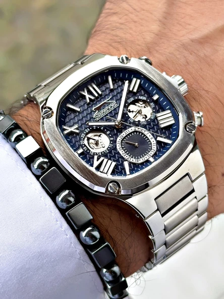 Slazenger SL.9.2320.2.02 Çelik Kordon Erkek Kol Saati ürün görseli