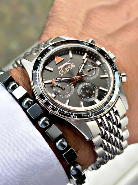 Slazenger SL.09.2417.2.02 Çelik Kordon Erkek Kol Saati ürün görseli