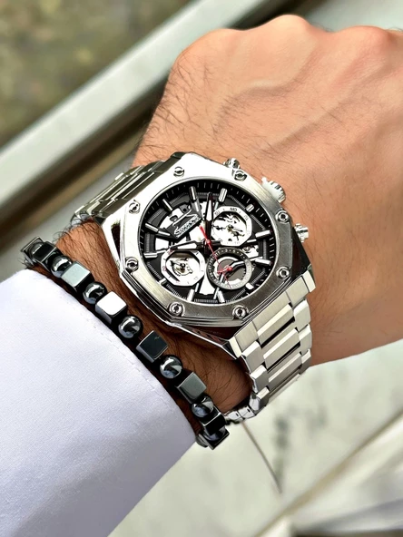 Slazenger SL.09.2378.01 Çelik Kordon Erkek Kol Saati - Resim 3