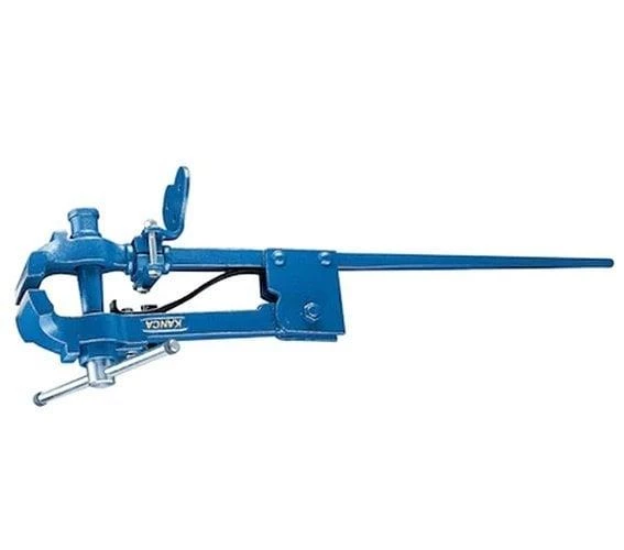 Kanca Ayaklı Demirci Mengene 125 mm - 4