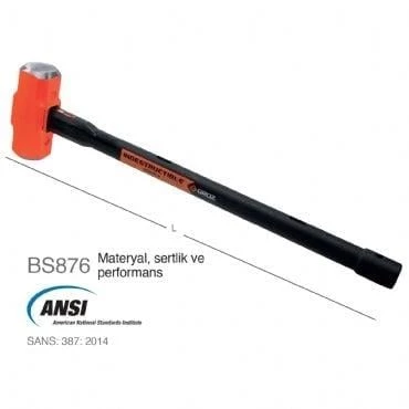 Groz SHID/20/36 Fiber Saplı Balyoz 9 kg. - 2