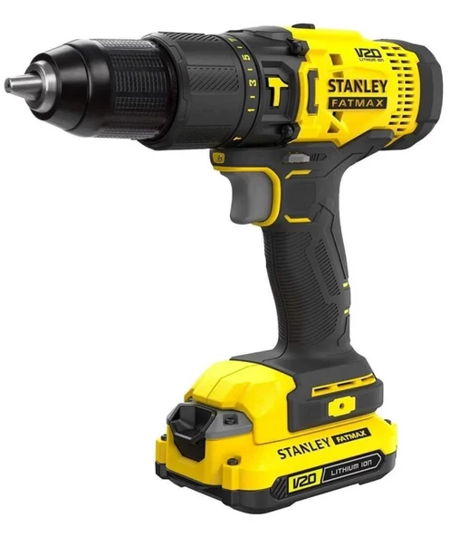 Stanley 18V 2.0AH V20 Çift Akülü Darbeli Matkap SCD718D2K - 3