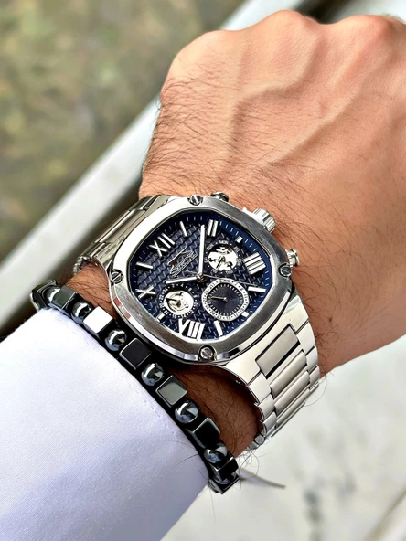 Slazenger SL.9.2320.2.02 Çelik Kordon Erkek Kol Saati - Resim 3