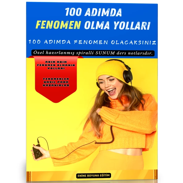 100 Adımda FENOMEN Olmanın Yolları Kitabı