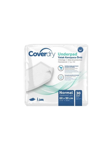 Coverdry Underpad Yatak Koruyucu Örtü 60x90 - 30 Adet