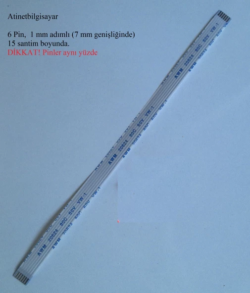 Casper Nirvana MT50 CKY CHY 14B512-FR7000 Touchpad flex kablosu 6-1-15A