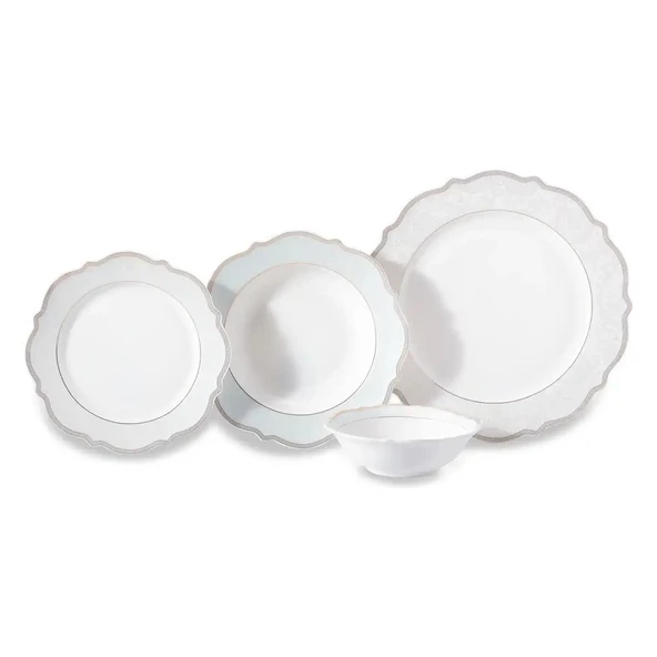 KORKMAZ A8271 ELİZA COLL YEMEK TAKIMI 60PRÇ