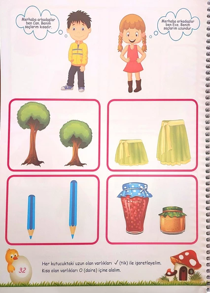 4 - 7 Yaş Ada ile Arda Öğreniyor Okul Öncesi Eğitim Seti - 10 Kitap - 536 Sayfa - Spiralli - 5