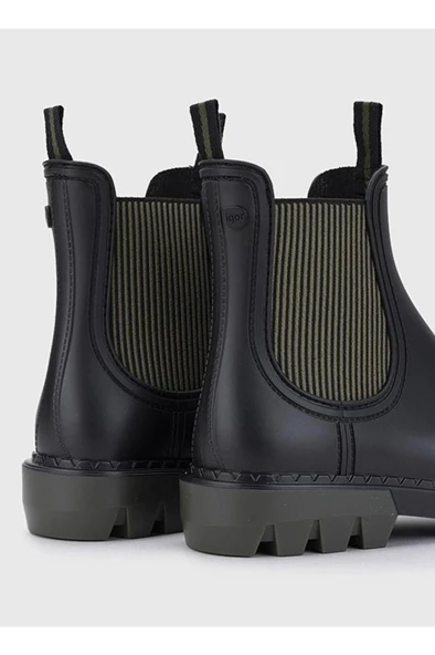 İgor W10317-042 ROCK BICOLOR Kadın Bot Siyah Haki 36-41 - Resim 2