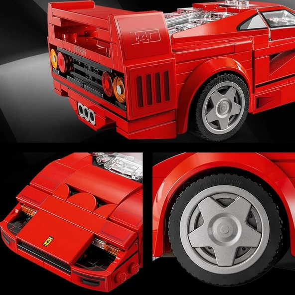 LEGO Speed Champions Ferrari F40 Süper Araba 76934  (318 Parça) - 6