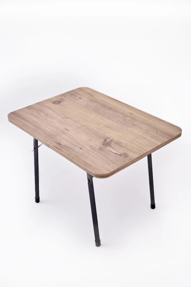 Exent 45X60 cm Kamp Sehpası, Piknik, bahçe balkon plaj sehpası Katlanır Sehpa-Atlantik Çam - 3