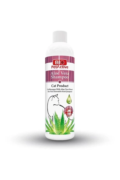 Bio Petactive Aloe Vera Ozlu Kedi Sampuani 250 Ml