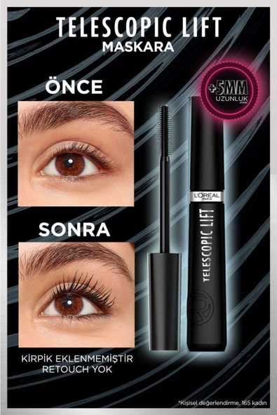 L'Oreal Paris Telescopic Lift Maskara 9.9 ml - 5