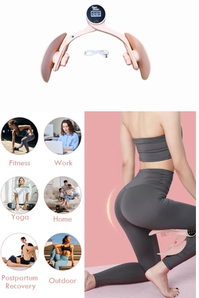 Ayarlanabilir Pelvik Iç Bacak Egzersiz Aleti Kegel Egzersiz Eğitmeni Kas Medikal Egzersiz - 6