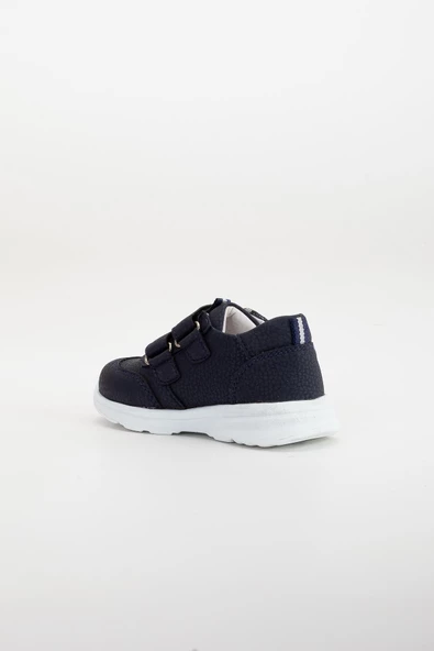 Şirinbebe Şiringenç Ortopedik Lacivert Cırtlı Beyaz Taban Erkek Bebek Çocuk Spor Ayakkabı - Resim 4