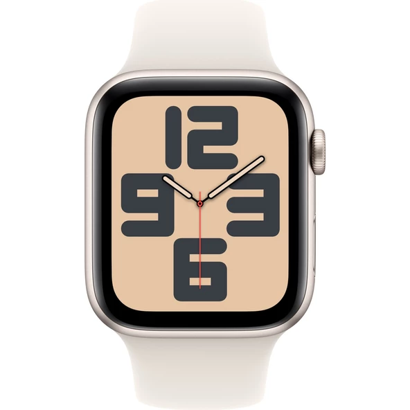 Apple Watch Se Gps 44MM Starlight Aluminium Case With Starlight Sport Band - S/m - 2