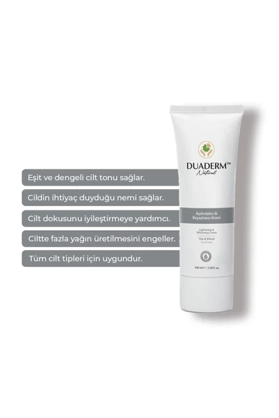 DUADERM AYDINLATICI VE BEYAZLATICI KREM 100 ML - 2