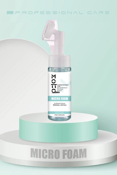 %2 SALİSİLİK ASİT Akne ve Sivilce Karşıtı Temizleyici Peeling Etkili Mikro Bakım Köpüğü 175ml - 3