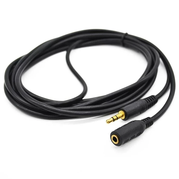 PrimeX PX-AUX5 5 Metre 3.5mm Stereo Ses Uzatma Kablosu, 5 Metre Kulaklık Uzatma Kablosu, 5 Metre Ses Uzatma Kablosu - 2