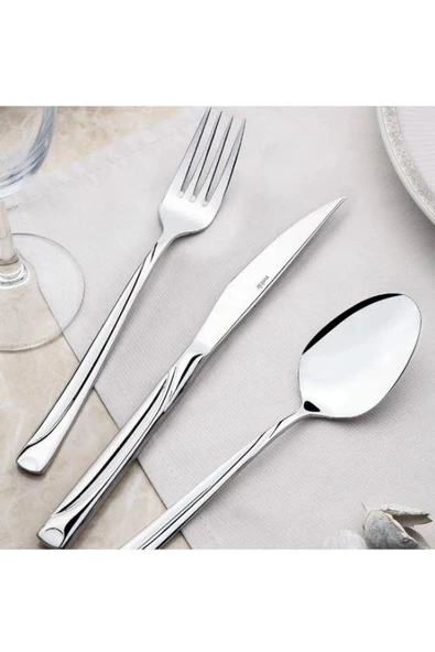 Nehir Fiesta Sade 84 Parça Karton Kutulu Çatal Kaşık Takımı