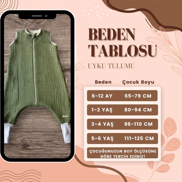 4 Kat Müslin Arası İplik Elyaflı Uyku Tulumu, 1,5 tog (18-22 derece oda sıcaklığı) - 8