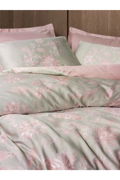 COTTON BOX 1771-CB SATEN CK NEVRESIM TAKIMI BETULA PUDRA - 2