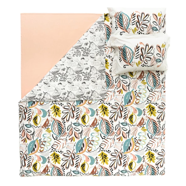 Soley | Gloria | %100 Pamuk Çift Kişilik Nevresim Takımı - 6