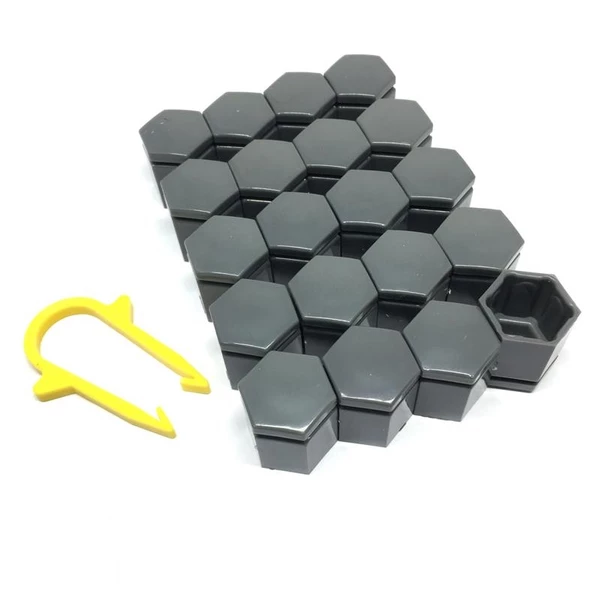 Bijon Kapağı Sökme Aparatlı Gri 20'li 19mm