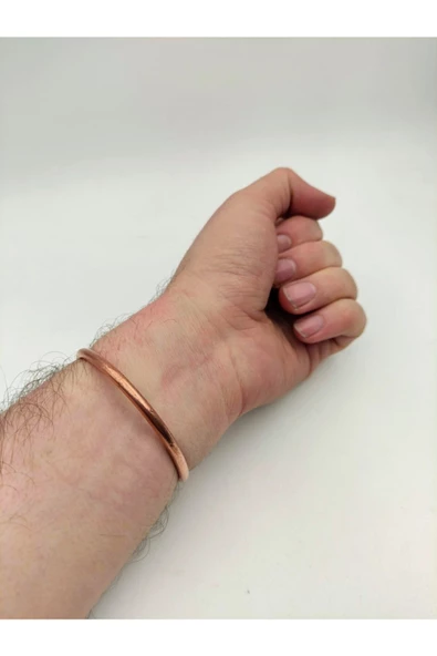 Ayarlanabilir Bakır Bileklik 17 Cm Sağlık Için Takınız - 3