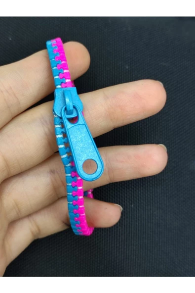 Fermuar Bileklik 1 Adet Duyusal Odak Oyuncaklar Stres Giderici Aksesuar Şık Hediyelik - 4