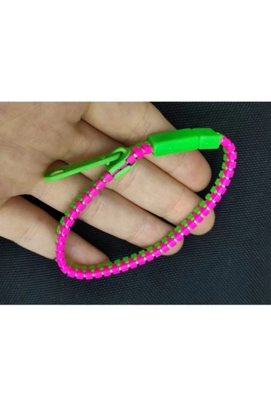 Fermuar Bileklik 1 Adet Duyusal Odak Oyuncaklar Stres Giderici Aksesuar Şık Hediyelik - 5