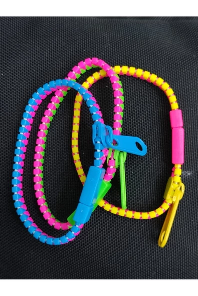 Fermuar Bileklik 1 Adet Duyusal Odak Oyuncaklar Stres Giderici Aksesuar Şık Hediyelik - 3