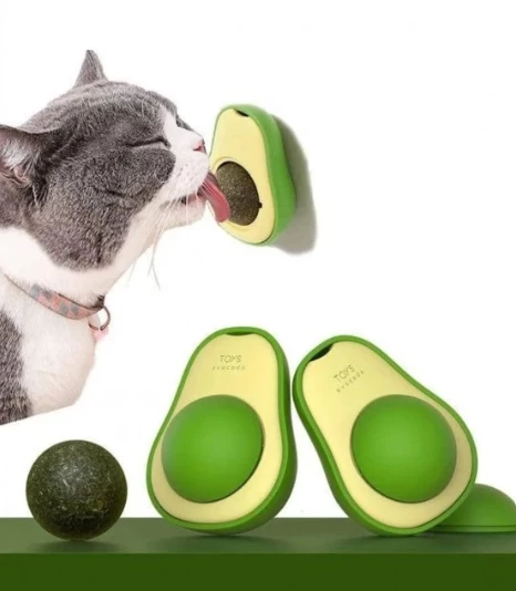 RENETİC Kedi Nanesi Avokado Catnip Avokado Kedi Otu Topu Avokado Kedi Oyuncağı 1 Adet ürün görseli 1