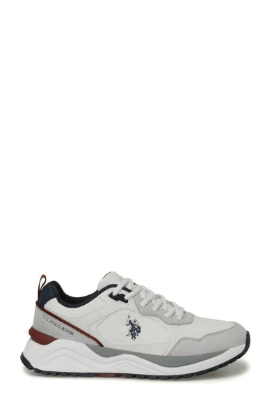 U.S.POLO ASSN MYLAN 4PR BEYAZ COMFORT CASUAL ANATOMİK SPOR AYAKKABI - Resim 3