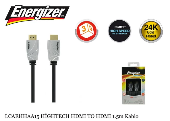 Energizer Lcaehhaa15 Hightech Hdmı To Hdmı 1.5Mt